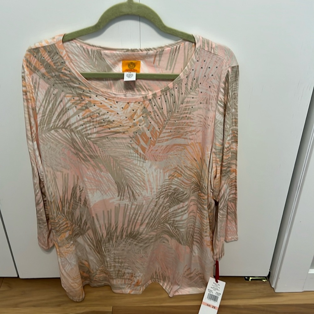 Ruby Rd NWT, 2X top